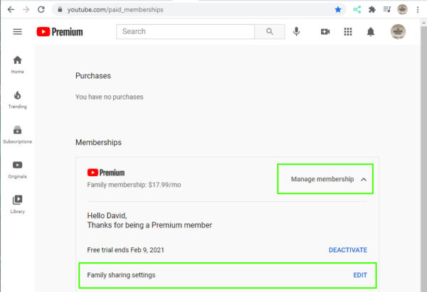 Add Family Member to YouTube Premium Membership 2021 – ChexEd.com